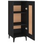 Aparador de madera contrachapada negro 34,5x34x90 cm de vidaXL, Aparadores - Ref: Foro24-812421, Precio: 59,36 €, Descuento: %