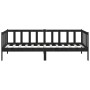 Solid black pine wood sofa bed 90x200 cm by vidaXL, Beds and slatted bases - Ref: Foro24-806944, Price: 96,99 €, Discount: %