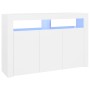 Sideboard with white LED lights 115.5x30x75 cm by vidaXL, Sideboards - Ref: Foro24-804337, Price: 116,99 €, Discount: %