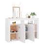 Sideboard mit weißen LED-Leuchten 115,5x30x75 cm von vidaXL, Sideboards - Ref: Foro24-804337, Preis: 116,99 €, Rabatt: %