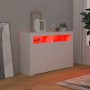 Sideboard with white LED lights 115.5x30x75 cm by vidaXL, Sideboards - Ref: Foro24-804337, Price: 116,99 €, Discount: %