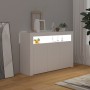 Sideboard mit weißen LED-Leuchten 115,5x30x75 cm von vidaXL, Sideboards - Ref: Foro24-804337, Preis: 116,99 €, Rabatt: %