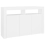 Sideboard with white LED lights 115.5x30x75 cm by vidaXL, Sideboards - Ref: Foro24-804337, Price: 116,99 €, Discount: %