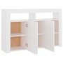 Sideboard with white LED lights 115.5x30x75 cm by vidaXL, Sideboards - Ref: Foro24-804337, Price: 116,99 €, Discount: %