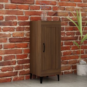 Oak brown engineered wood sideboard 34.5x34x90 cm by vidaXL, Sideboards - Ref: Foro24-817437, Price: 51,75 €, Discount: %