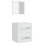 Armario de baño con espejo blanco 41x38,5x48 cm de vidaXL, Muebles de baño - Ref: Foro24-804818, Precio: 52,55 €, Descuento: %