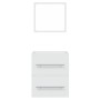 Armario de baño con espejo blanco 41x38,5x48 cm de vidaXL, Muebles de baño - Ref: Foro24-804818, Precio: 52,55 €, Descuento: %