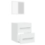 Armario de baño con espejo blanco 41x38,5x48 cm de vidaXL, Muebles de baño - Ref: Foro24-804818, Precio: 52,55 €, Descuento: %