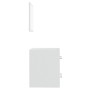 Armario de baño con espejo blanco 41x38,5x48 cm de vidaXL, Muebles de baño - Ref: Foro24-804818, Precio: 52,55 €, Descuento: %