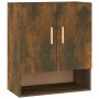 Smoked oak plywood wall cabinet 60x31x70 cm by vidaXL, Lockers and storage cabinets - Ref: Foro24-817585, Price: 49,31 €, Dis...