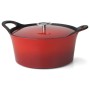 CUISINOX Red Cast Iron Enameled Casserole 3.4 L 24 cm by CUISINOX, Saucepans - Ref: Foro24-438905, Price: 67,40 €, Discount: %