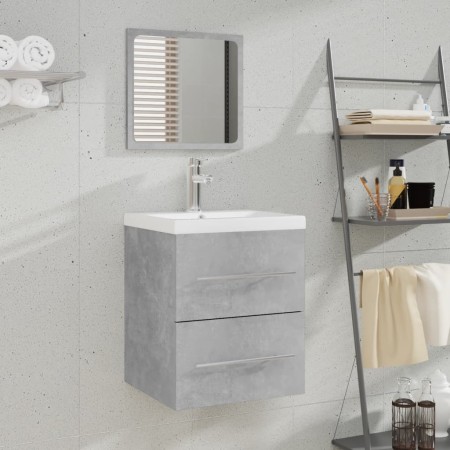 Armario de baño con espejo gris hormigón 41x38,5x48 cm de vidaXL, Muebles de baño - Ref: Foro24-804822, Precio: 59,10 €, Desc...