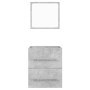 Armario de baño con espejo gris hormigón 41x38,5x48 cm de vidaXL, Muebles de baño - Ref: Foro24-804822, Precio: 59,10 €, Desc...