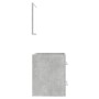 Armario de baño con espejo gris hormigón 41x38,5x48 cm de vidaXL, Muebles de baño - Ref: Foro24-804822, Precio: 59,10 €, Desc...