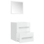 Armario de baño con espejo blanco brillante 41x38,5x48 cm de vidaXL, Muebles de baño - Ref: Foro24-804824, Precio: 65,70 €, D...