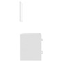 Armario de baño con espejo blanco brillante 41x38,5x48 cm de vidaXL, Muebles de baño - Ref: Foro24-804824, Precio: 65,70 €, D...