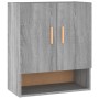 Sonoma-Wandschrank aus grauem Sperrholz, 60 x 31 x 70 cm von vidaXL, Schließfächer und Lagerschränke - Ref: Foro24-817586, Pr...