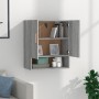 Sonoma gray plywood wall cabinet 60x31x70 cm by vidaXL, Lockers and storage cabinets - Ref: Foro24-817586, Price: 57,99 €, Di...