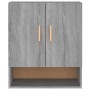 Sonoma gray plywood wall cabinet 60x31x70 cm by vidaXL, Lockers and storage cabinets - Ref: Foro24-817586, Price: 57,99 €, Di...