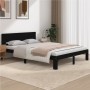 Estructura de cama madera maciza negra King Size 150x200 cm de vidaXL, Camas y somieres - Ref: Foro24-810504, Precio: 193,99 ...