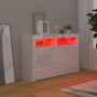 Sideboard with bright white LED lights 115.5x30x75 cm by vidaXL, Sideboards - Ref: Foro24-804343, Price: 163,73 €, Discount: %