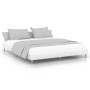 White engineered wood bed frame 180x200 cm by vidaXL, Beds and slatted bases - Ref: Foro24-832013, Price: 130,99 €, Discount: %