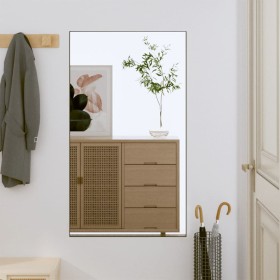 Espejo de pared vidrio rectangular 50x80 cm de vidaXL, Espejos - Ref: Foro24-350450, Precio: 39,99 €, Descuento: %