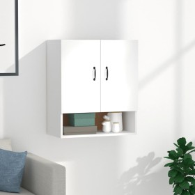 White plywood wall cabinet 60x31x70 cm by vidaXL, Lockers and storage cabinets - Ref: Foro24-812879, Price: 60,37 €, Discount: %