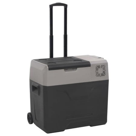 Cooler with wheels and black and gray polypropylene handle 40 L by vidaXL, Refrigerators - Ref: Foro24-51782, Price: 248,78 €...