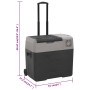 Cooler with wheels and black and gray polypropylene handle 40 L by vidaXL, Refrigerators - Ref: Foro24-51782, Price: 248,78 €...