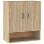 Armario de pared madera contrachapada roble sonoma 60x31x70 cm de vidaXL, Taquillas y armarios de almacenamiento - Ref: Foro2...