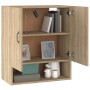 Wandschrank aus Sonoma-Eichensperrholz, 60 x 31 x 70 cm von vidaXL, Schließfächer und Lagerschränke - Ref: Foro24-812882, Pre...