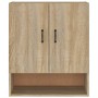 Wandschrank aus Sonoma-Eichensperrholz, 60 x 31 x 70 cm von vidaXL, Schließfächer und Lagerschränke - Ref: Foro24-812882, Pre...