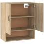 Wandschrank aus Sonoma-Eichensperrholz, 60 x 31 x 70 cm von vidaXL, Schließfächer und Lagerschränke - Ref: Foro24-812882, Pre...