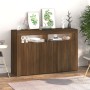 Sideboard mit LED-Leuchten Eiche braun 115,5x30x75 cm von vidaXL, Sideboards - Ref: Foro24-815734, Preis: 76,01 €, Rabatt: %