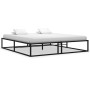 Estructura de cama de metal negra 140x200 cm de vidaXL, Camas y somieres - Ref: Foro24-324788, Precio: 113,23 €, Descuento: %