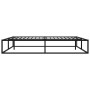 Estructura de cama de metal negra 140x200 cm de vidaXL, Camas y somieres - Ref: Foro24-324788, Precio: 113,23 €, Descuento: %