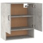 Wandschrank aus betongrauem Sperrholz, 60 x 31 x 70 cm von vidaXL, Schließfächer und Lagerschränke - Ref: Foro24-812883, Prei...