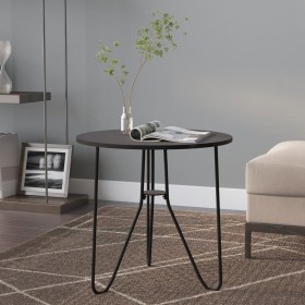 MDF and black iron coffee table 48 cm by vidaXL, Side tables - Ref: Foro24-331671, Price: 41,50 €, Discount: %