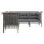 5-piece garden furniture set and gray synthetic rattan cushions by vidaXL, Garden sets - Ref: Foro24-319666, Price: 320,99 €,...