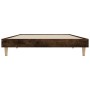 Estructura de cama madera de ingeniería roble ahumado 90x190 cm de vidaXL, Camas y somieres - Ref: Foro24-832098, Precio: 79,...