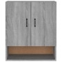 Armario de pared madera contrachapada gris Sonoma 60x31x70 cm de vidaXL, Taquillas y armarios de almacenamiento - Ref: Foro24...