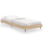 Estructura de cama madera de ingeniería roble Sonoma 75x190 cm de vidaXL, Camas y somieres - Ref: Foro24-832208, Precio: 64,0...