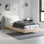 Sonoma oak engineered wood bed frame 75x190 cm by vidaXL, Beds and slatted bases - Ref: Foro24-832208, Price: 64,99 €, Discou...