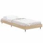 Sonoma oak engineered wood bed frame 75x190 cm by vidaXL, Beds and slatted bases - Ref: Foro24-832208, Price: 64,99 €, Discou...