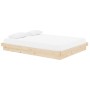 Estructura de cama madera maciza 150x200 cm de vidaXL, Camas y somieres - Ref: Foro24-819912, Precio: 117,89 €, Descuento: %