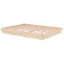 Estructura de cama madera maciza 150x200 cm de vidaXL, Camas y somieres - Ref: Foro24-819912, Precio: 117,89 €, Descuento: %