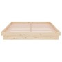 Estructura de cama madera maciza 150x200 cm de vidaXL, Camas y somieres - Ref: Foro24-819912, Precio: 117,89 €, Descuento: %