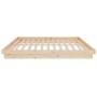 Estructura de cama madera maciza 150x200 cm de vidaXL, Camas y somieres - Ref: Foro24-819912, Precio: 117,89 €, Descuento: %