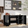 Escritorio de madera contrachapada negro 140x50x75 cm de vidaXL, Escritorios - Ref: Foro24-812763, Precio: 111,05 €, Descuent...